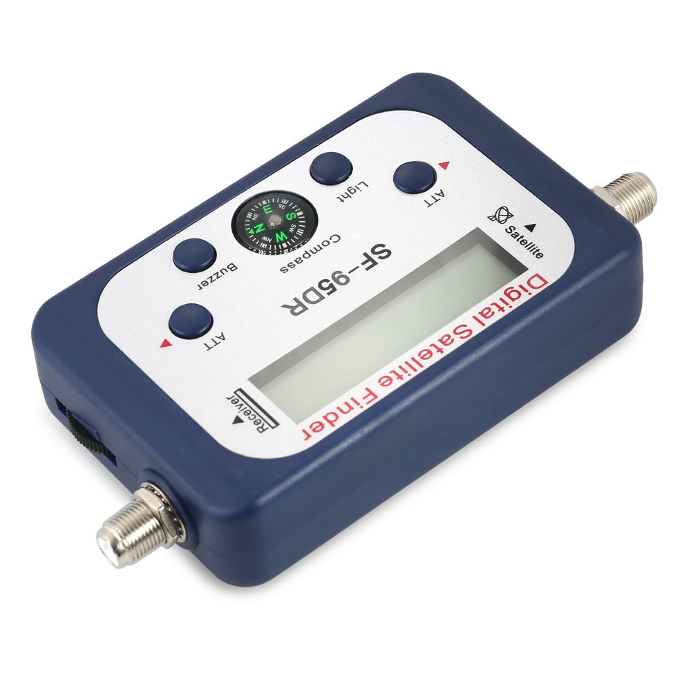 Digital Satellite Finder SF-95DR Meter Satlink Receptor TV Signal Receiver Sat Decoder Satfinder Compass LCD FTA Dish