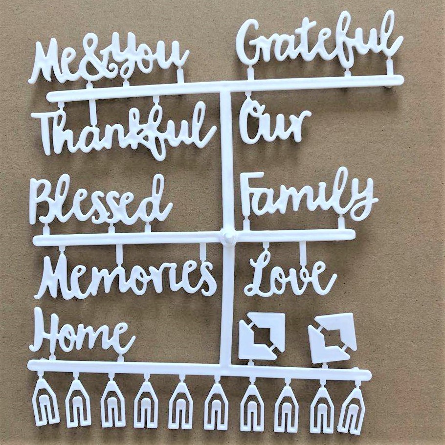 Handmade felt letter message board letters