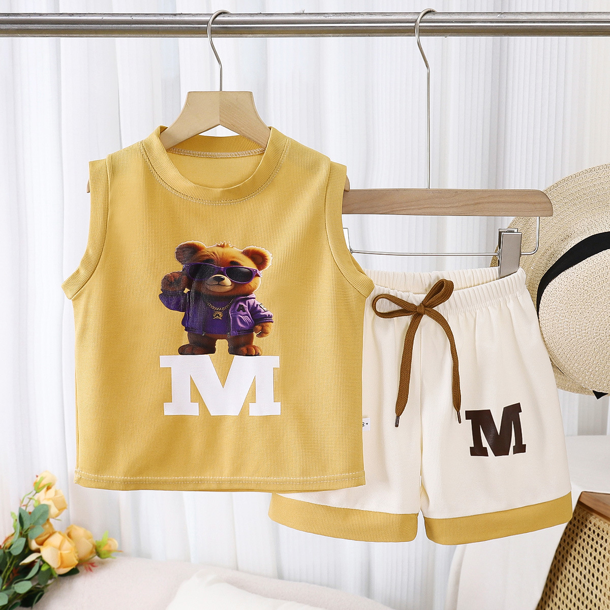 New Summer Baby Clothes Suit Children Boys Fashion Vest Shorts 2Pcs/Sets Toddler Casual Costume Infant Outfits Kids Tracksuits