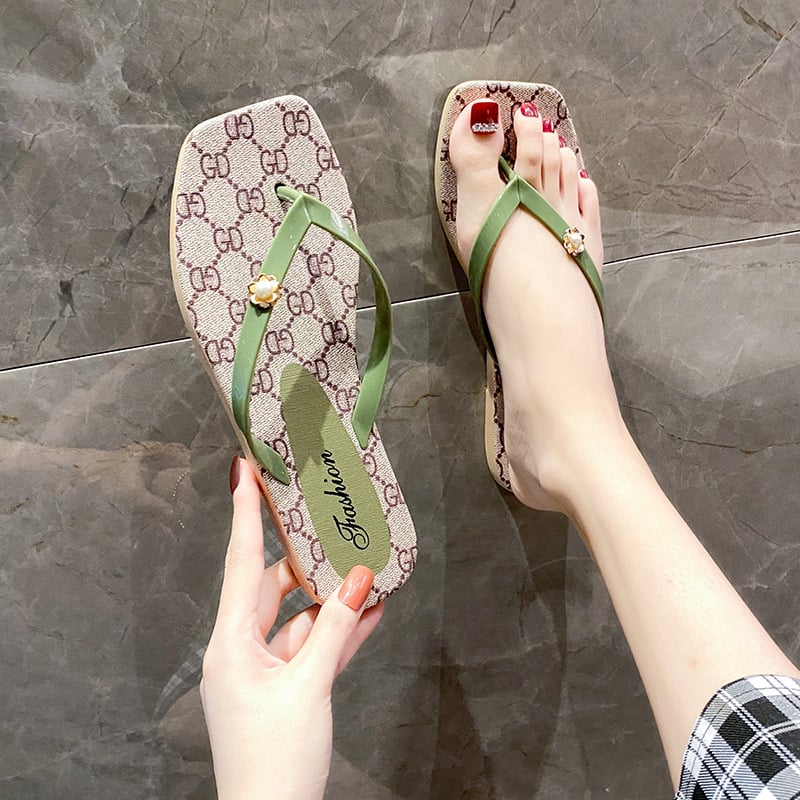 Summer sandals, beach sandals, fashionable women's slippers, outdoor slippers, casual flip flops for women