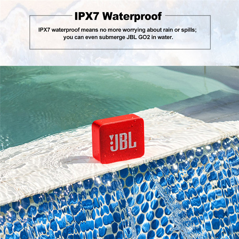 JBL GO2 Bluetooth Speaker Wireless Portable Bluetooth Speaker Waterproof Harman JBL Mini Subwoofer Speaker with Microphone