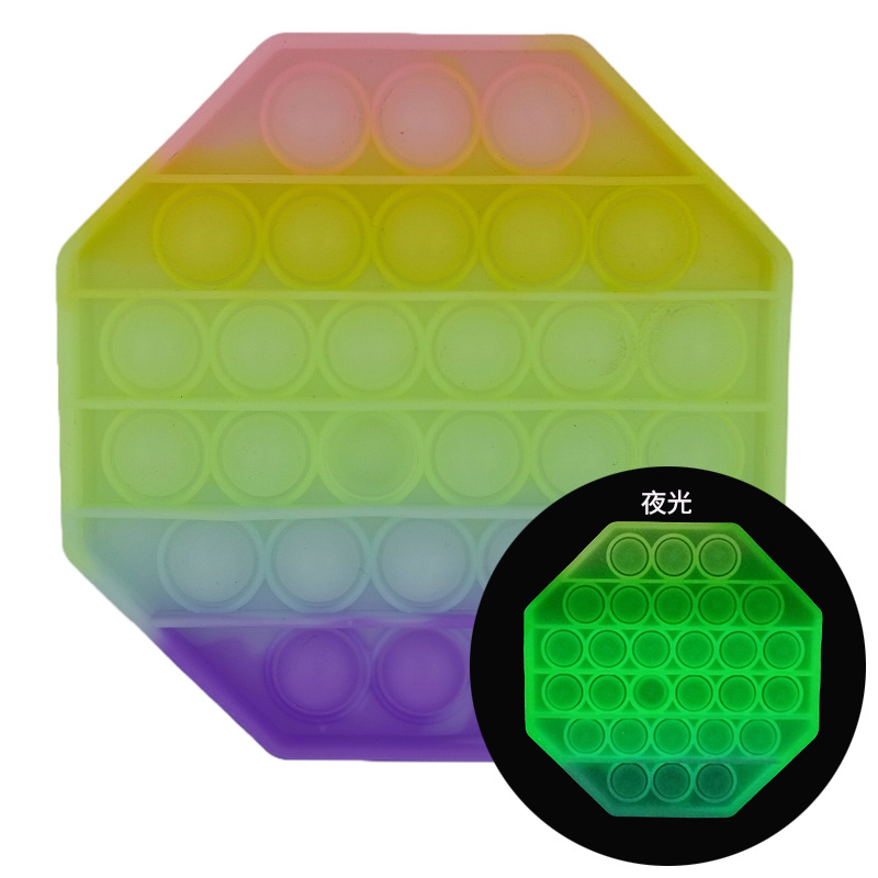 Glow Fluorescence Fidget Toys Simple Dimmer Fidget Toys Pack Antistress For Children Kawaii Relieve Autism Squishy Toy