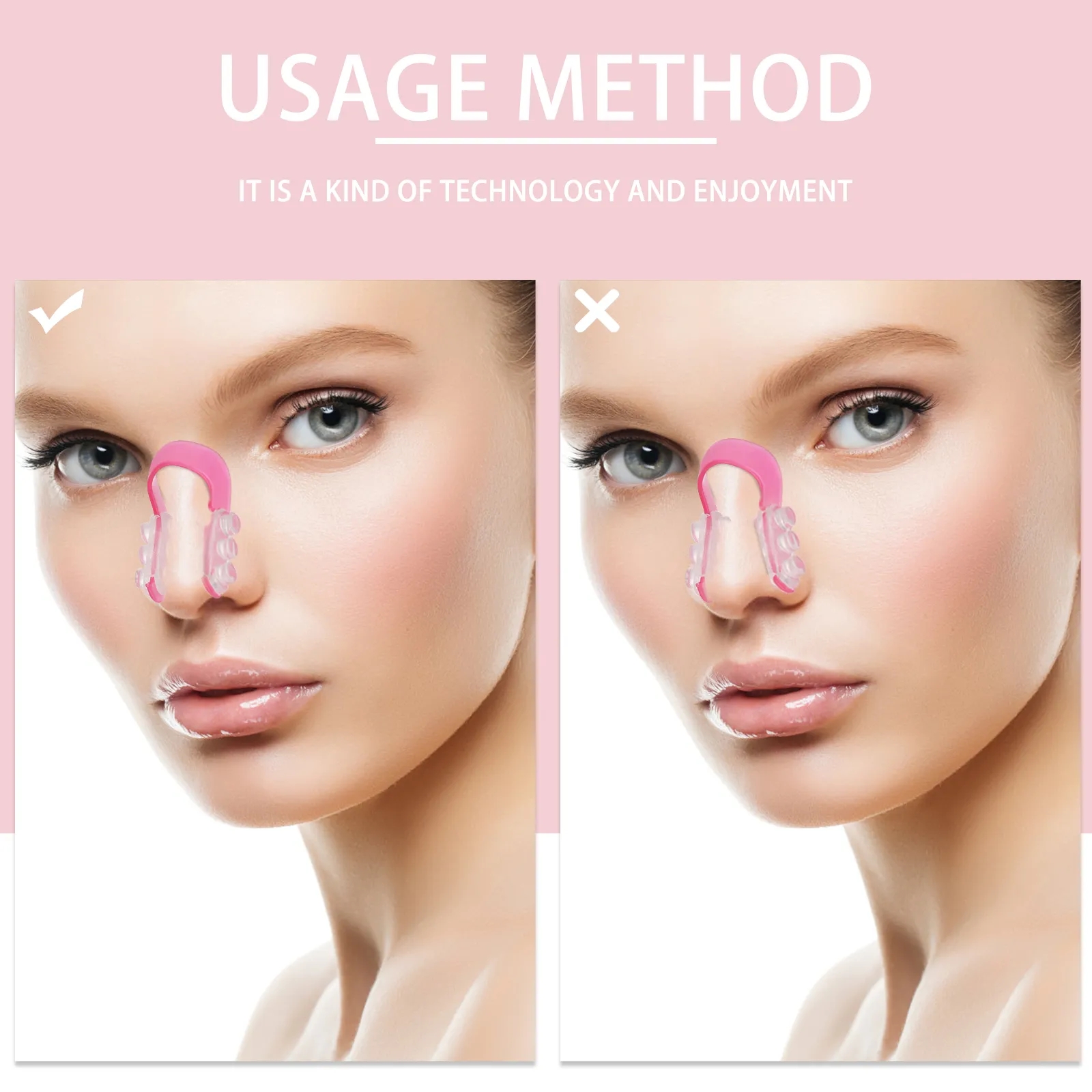 1 pc Nose Up Lifting Shaper Massage Tool Invisible No Pain Nose Shaping Clipper Nose Bridge Straightening Clip Corrector