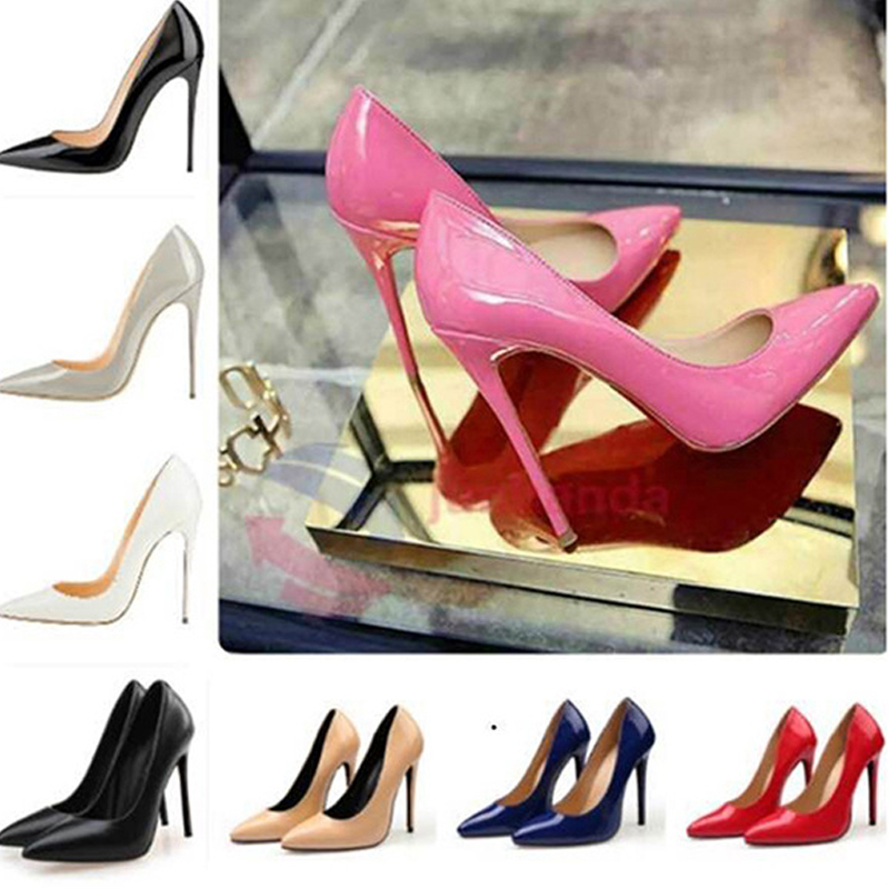 new style pointed golden orange foreign trade hot style 12 cm stiletto ladies fashion single shoes