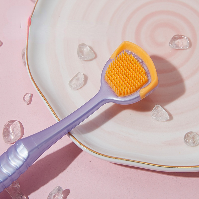 1PC Brush Oral Cleaning Brushes Hygiene Care Toothbrush Dirts Tongue Scraper Tongue
