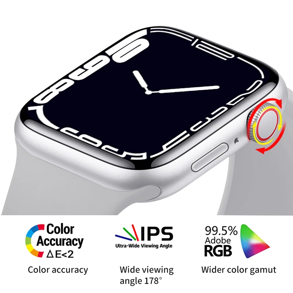 Original I7 Pro Max IWO Smartwatch Phone Call Custom Watch Face Sport Waterproof Man Women Smart Watch Series 7 For Apple Xiaomi