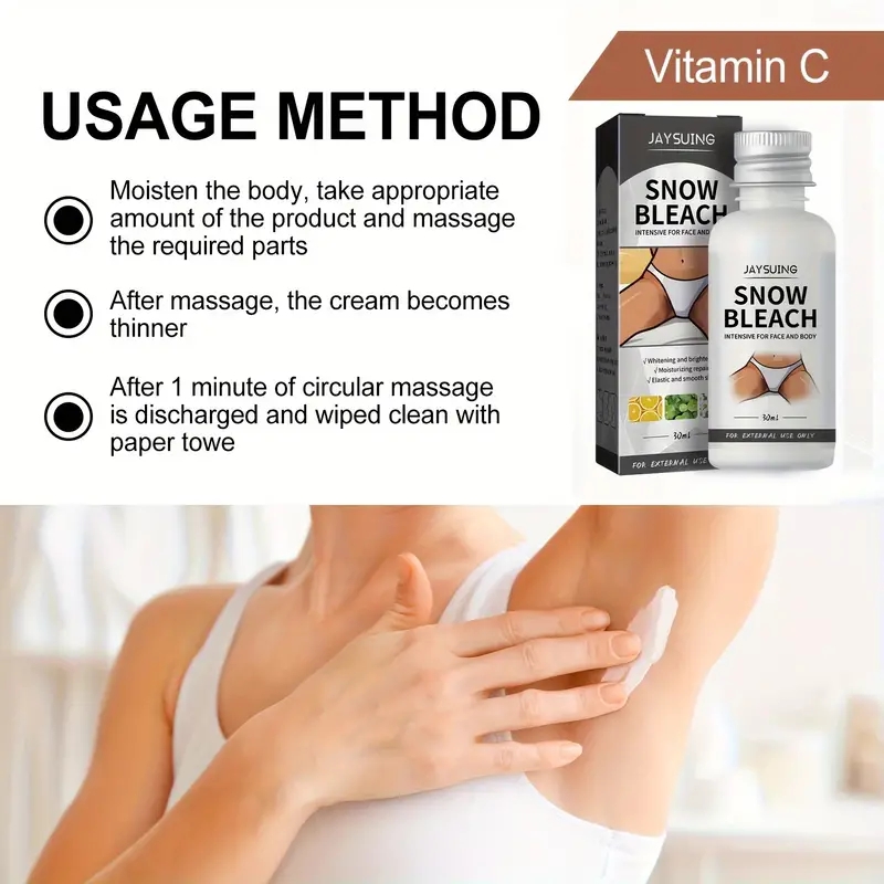 Vitamin C Cream Vitamin C Whitening Cream For Private Part Underarm Face And Body Snow Bleach Cream Illuminating Butt