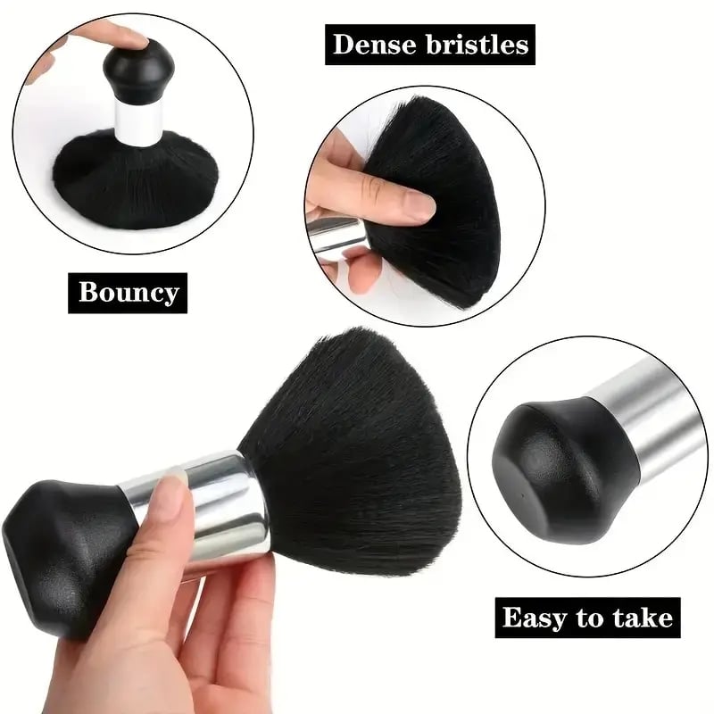 Beard Shaving Brush, Haircut Dust Brush, Soft Hair Shaving Brush, Face Grooming Tool For Home Barber Shop, Hair Cutting Neck Dus