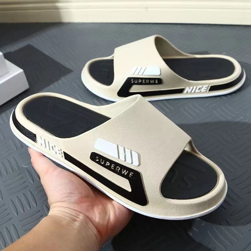 Summer Trend Outside Wear Slippers Indoor Bath Non-slip Personality Slippers Men