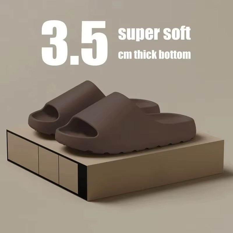 Coconut Slippers Cloud Thick-soled Sandals Summer Fashion Soft Bottom Beach Men Slippers Women's Sandals EVA Slides