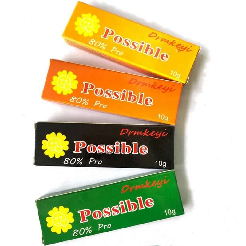 50packs 80% Beauty Body And Face Cosmetic Tattoo Care Cream Semi Permanent Makeup Cream 10g