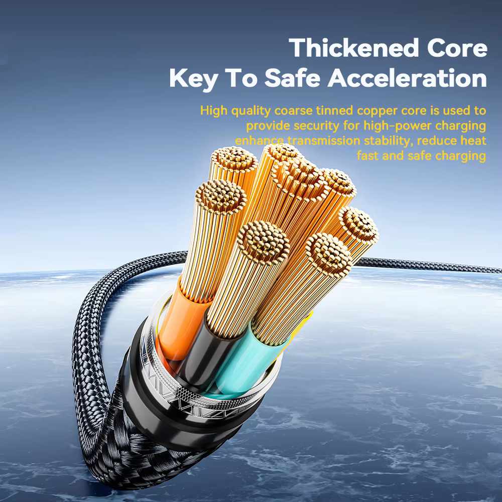 240W PD Fast Charging Type C to Type C Cable 100W Digital Display USB C to Type C Cable For Xiaomi HUAWEI Macbook iPad Laptop