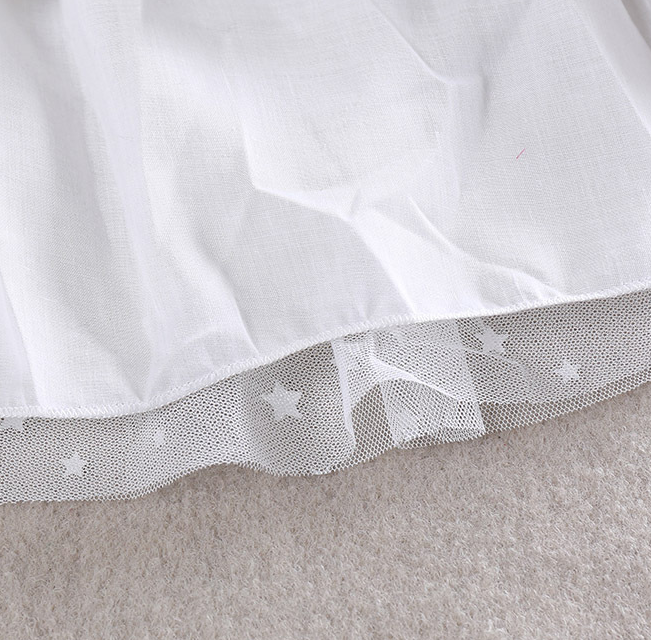 Five star girl's Vest Sleeveless Dress Chiffon children's skirt princess skirt children's
