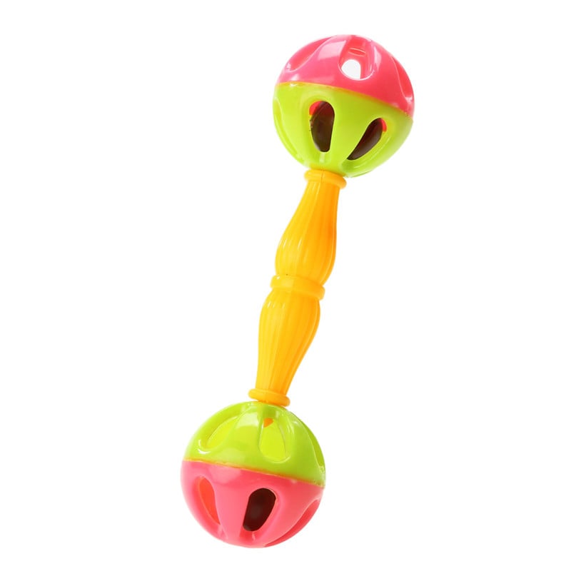 Baby Kids Rattle Bells Shaking Dumbells Early Development Toys for 0-12 Months