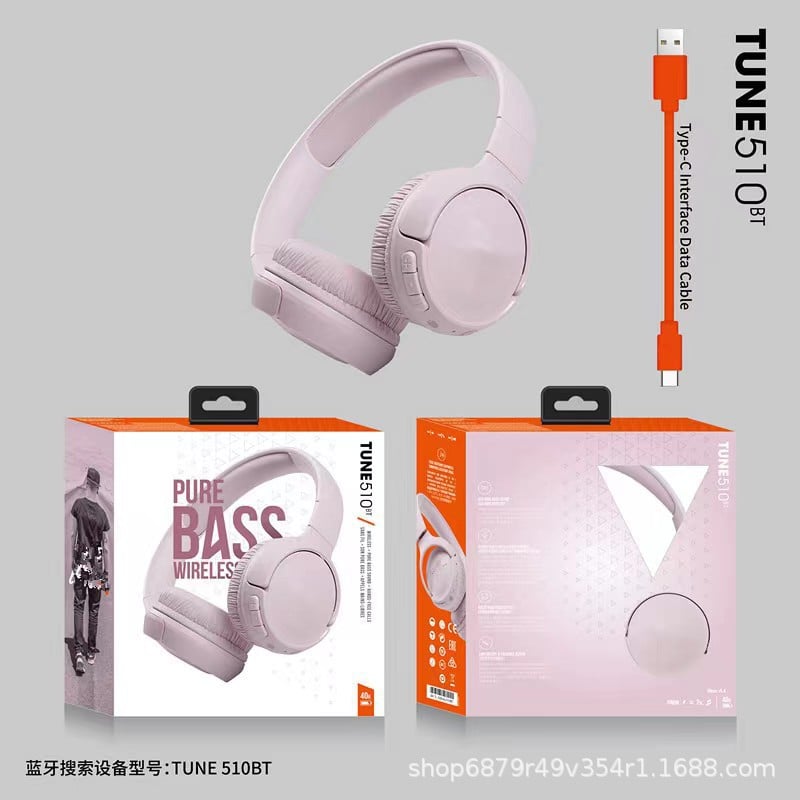 New popular BT510 foldable portable simple and fashionable single item affordable wireless head mounted Bluetooth earphones