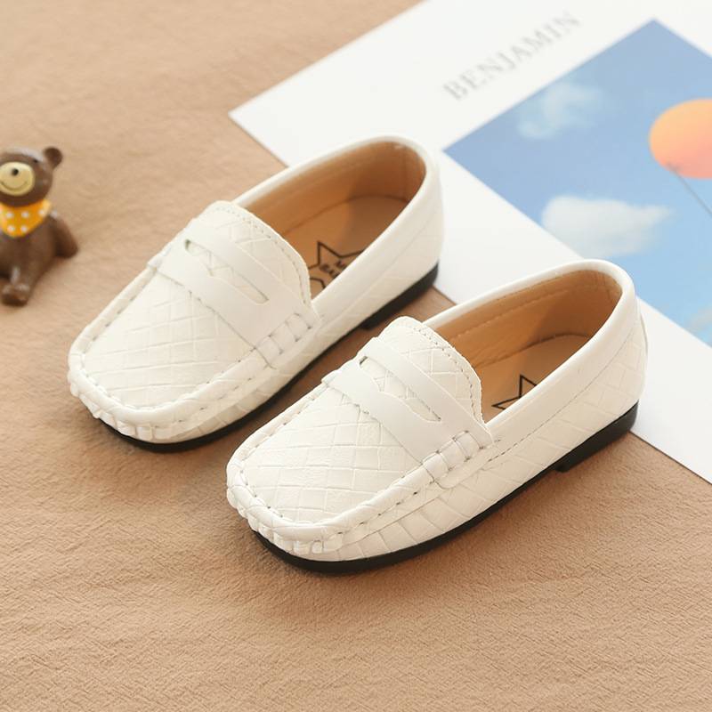Bean Shoes 1-6 Years Old Children Real Leather Shoes Male Child Breatherable Leather Shoes Boys Leather Shoes