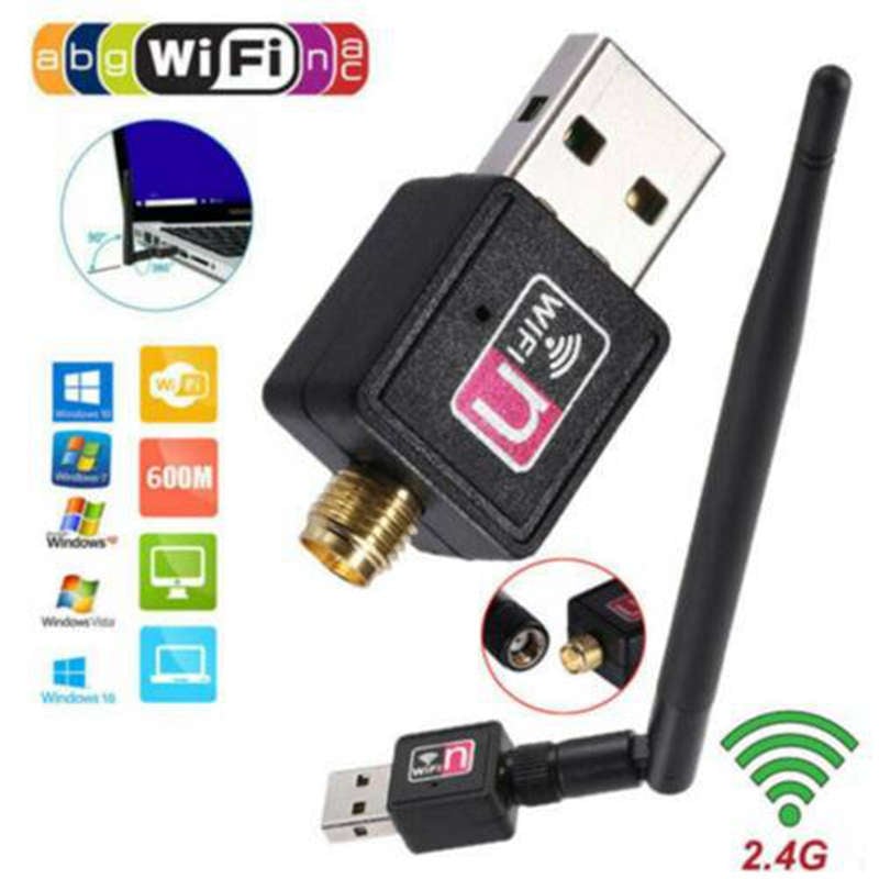 1200Mbps Wireless USB Wifi Adapter Dongle Dual Band 2.4G/5GHz w/Antenna 802.11AC