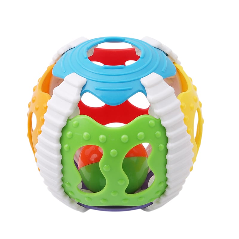 Baby Rattle Toys Cute Fun Loud Gym Jingle Ball Rattling Bell Crawling Balls Kids Children Develop Toy