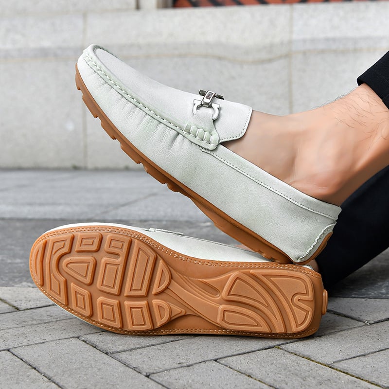 Men's Lowtop Casual Flat oes Faionable round Toe Zipper Closure Spring Autumn PU Leather Lined Logging Boots