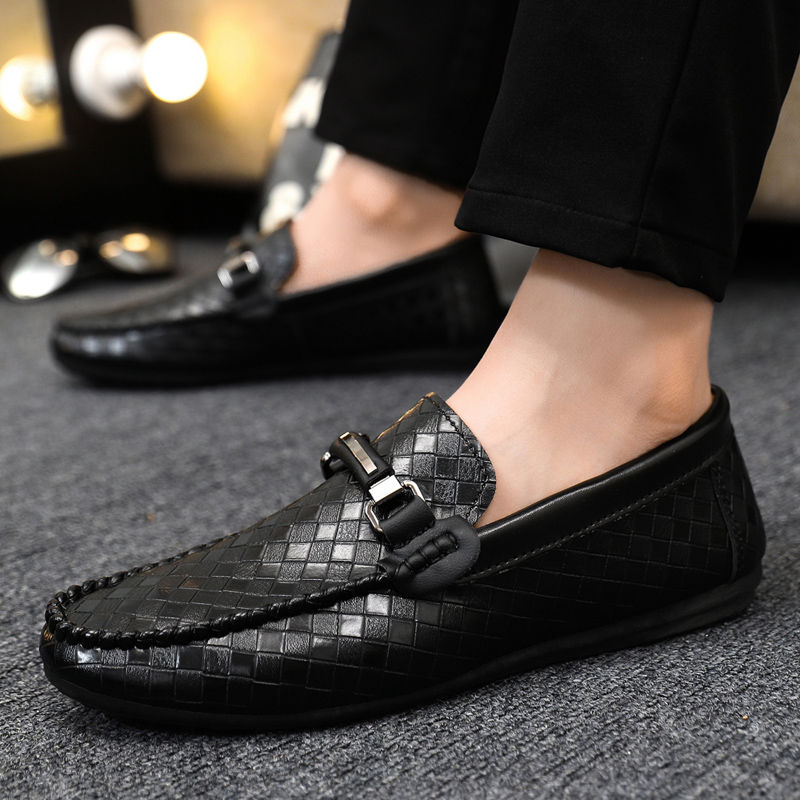 Fashion Leather Shoes Business Shoes Black for Men Elegant Casual Party Wedding Leather Shoe