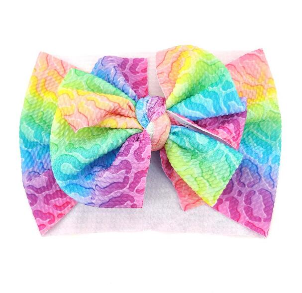 New wide edge bow baby hair band girl baby breathable headband