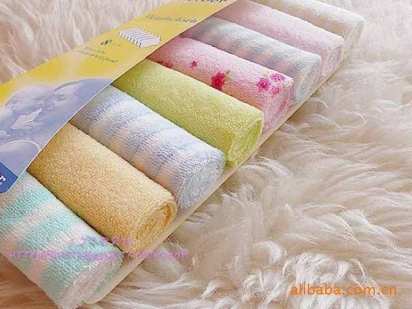 8pcs/pack 100% Cotton Newborn Baby Towels Saliva Towel