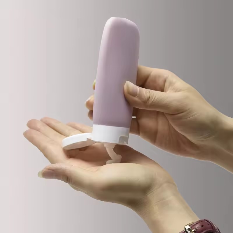 4 PCS Morandi Squeeze Bottle Portable Skincare Product Travel Dispensing Bottle
