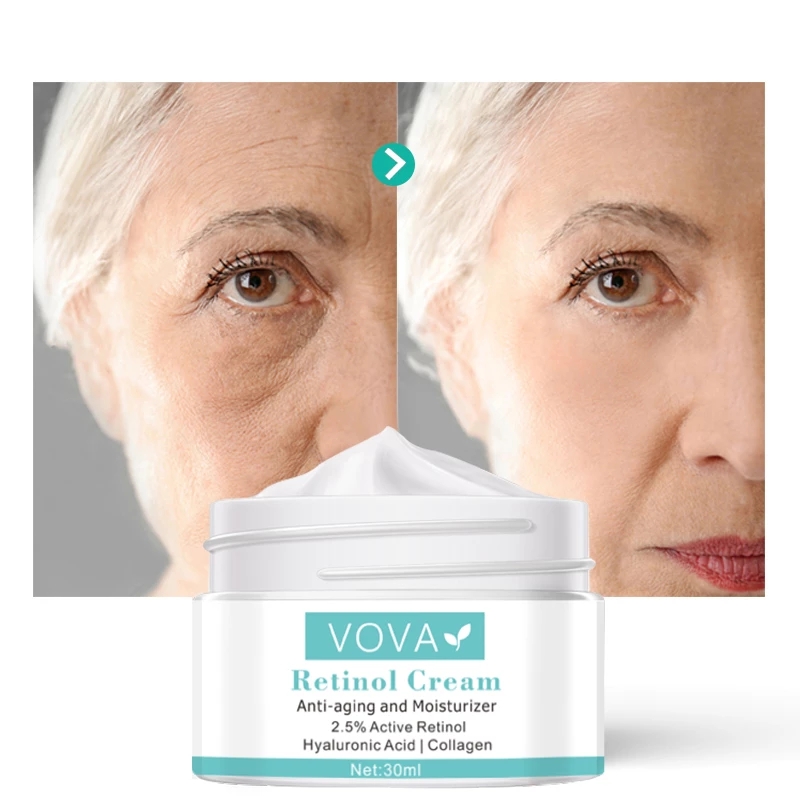 VOVA eye cream 30mlRetinol Face Cream Eye Cream Serum Set Lifting Anti Aging Anti Eye Bags Remove Wrinkles Moisturizer Facial