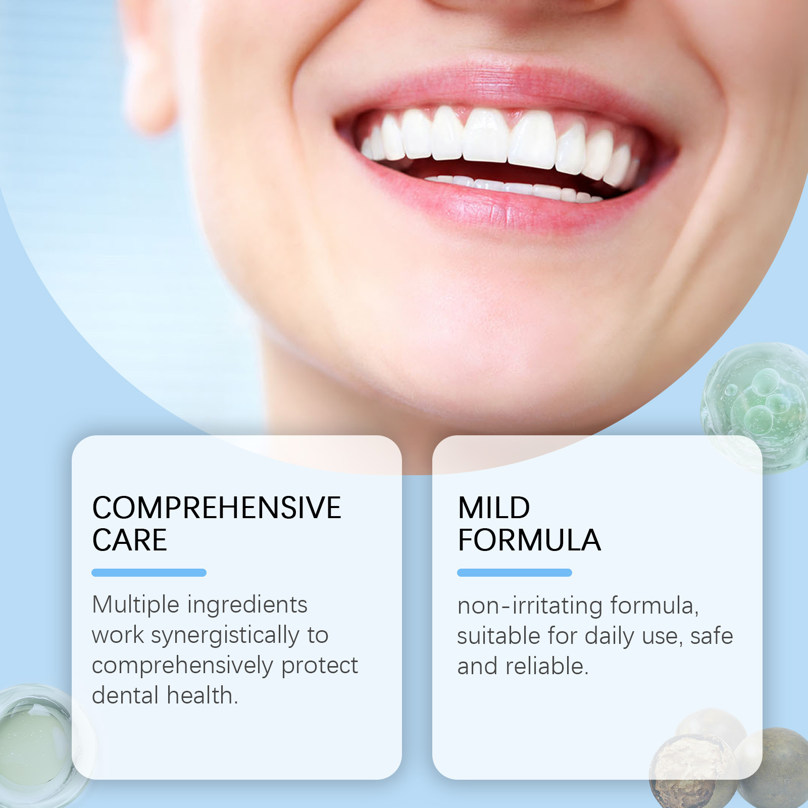 Oralhoe Dental Care Liquid Lasting Freshing Breath Deep Cleaning Oral Hygiene Removes Plaque Stains Teeth Brightening Serum 60ml
