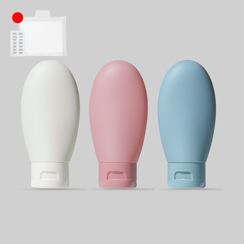 Scandinavian-Inspired 3pcs Refillable Bottle Kit – Sleek Matte Finish, Airline-Compliant, Ultra-Portable
