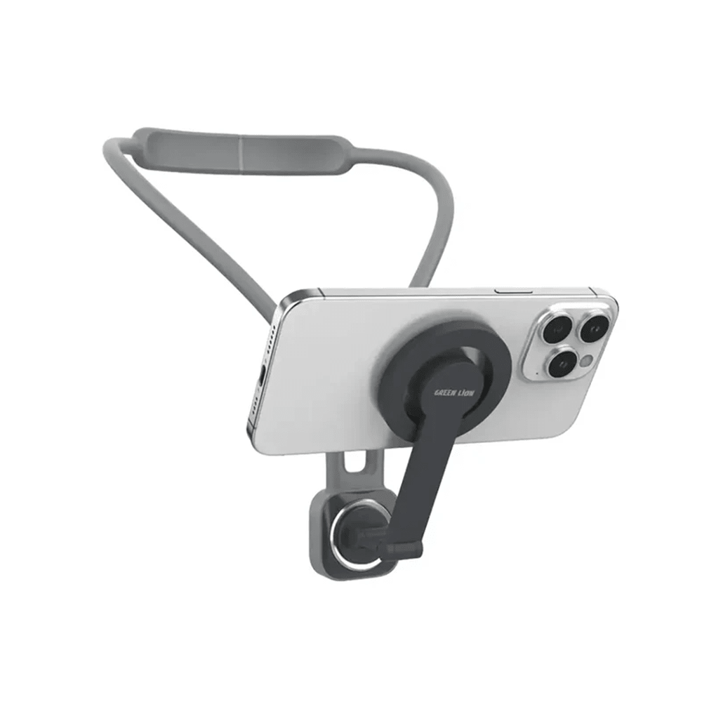 GREEN LION MAGSAFE NECK PHONE HOLDER GREY