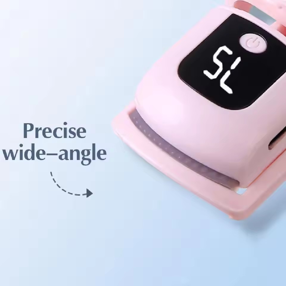 1pc new electric eyelash curler portable electric eyelash long hair curler for shaping and perming eyelashes