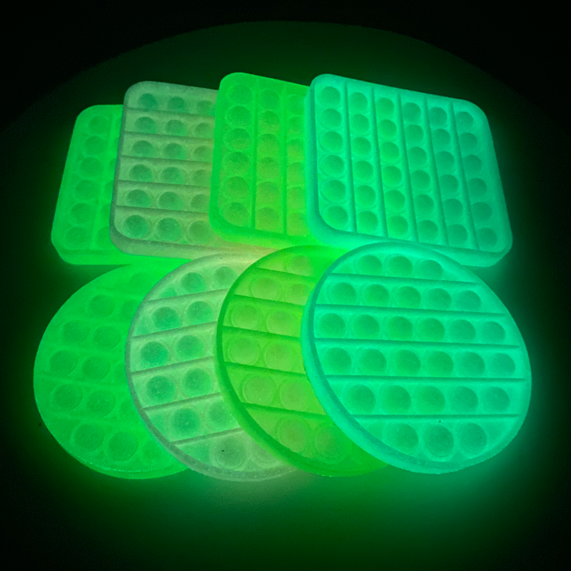 Glow Fluorescence Fidget Toys Simple Dimmer Fidget Toys Pack Antistress For Children Kawaii Relieve Autism Squishy Toy