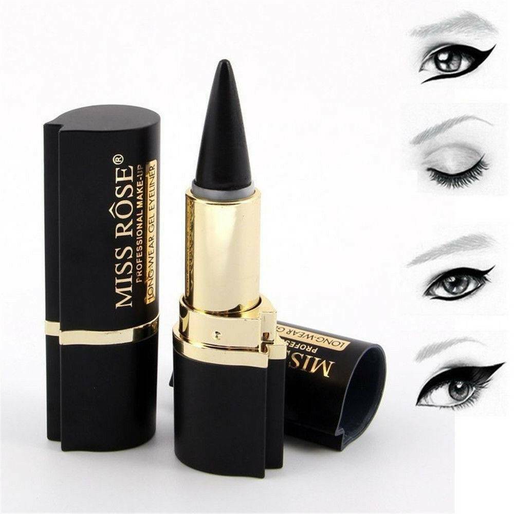 Long Lasting Black Waterproof Miss Rose Eyeliner Eyeliner Gel Eye Liner Pen US
