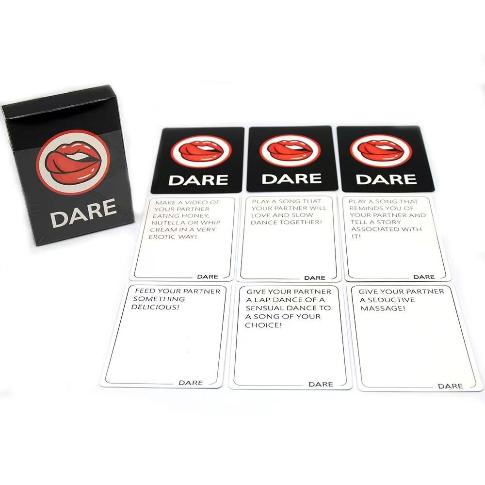 3 Games Cards In 1 Talk Or Flirt Or Dare Fun and Romantic Game For Couples card Perfect Lovely Couples Valentine's Day Gift