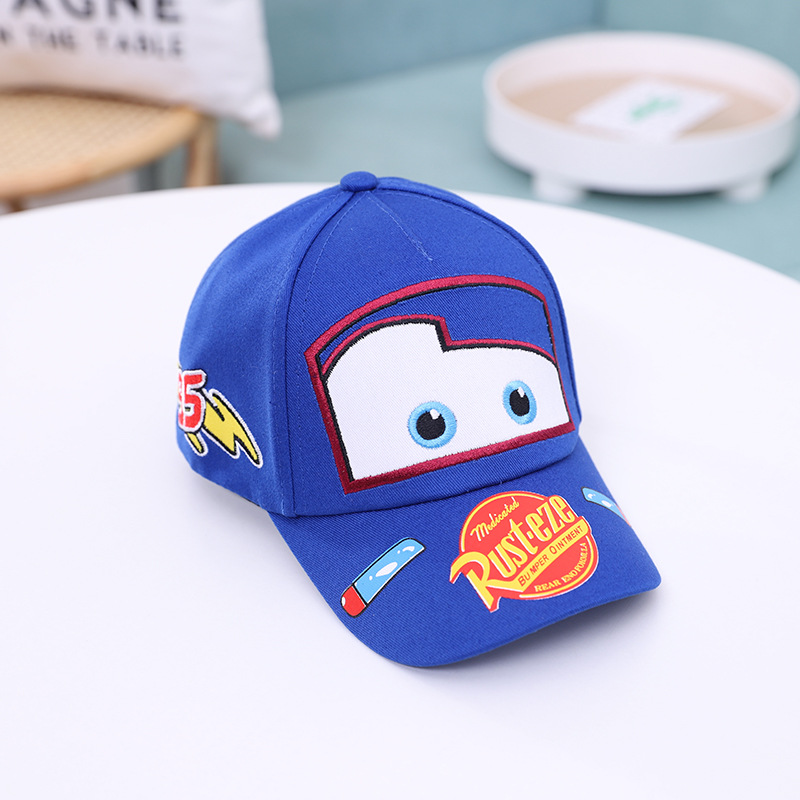 Disney Cartoon Cars Kid's Baseball Cap McQueen Pixar Cars Kids Popular Hip Hop Hat Boys Girls Baby Children Travel Caps Adjustab