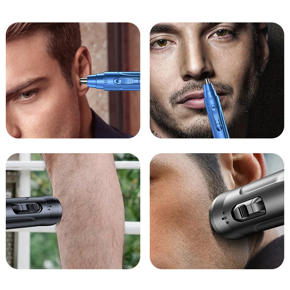 Electric Shaver Nose Ear Trimmer Safe Face Care USB Rechargeable Nose Hair Trimmer for Men Shaving Hair Removal Razor Shave