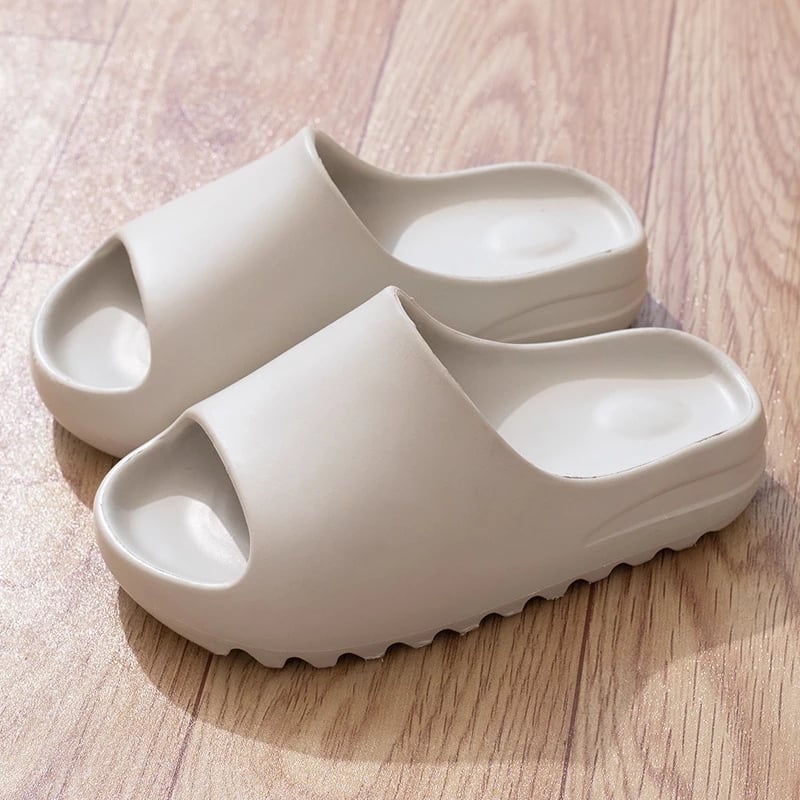 Women Couple Thicken Summer Slippers Home Solid Color Indoor Bathing Shoes