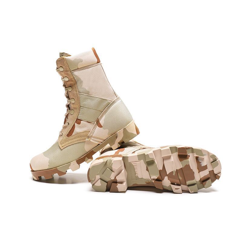 Men's Outdoor Training Boots Spring and Autumn Men's Jungle Hiking Sports Mountaineering Camping Breathable Desert Shoes