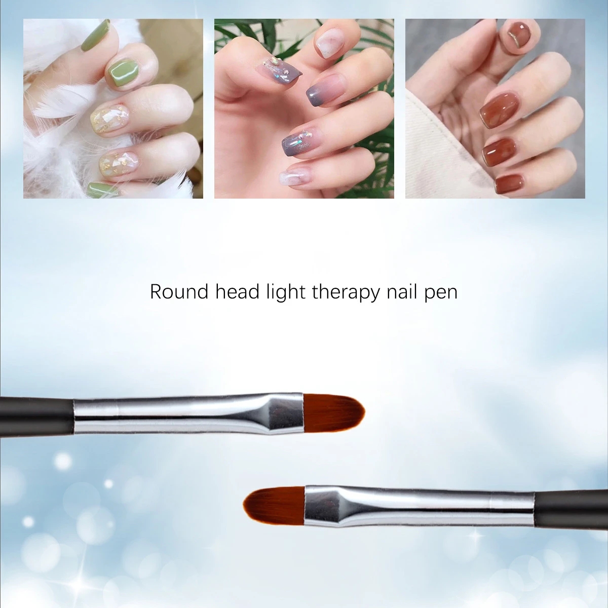 1Pcs Nail Art Black Handle Pattern Painting Brush Acrylic UV Gel Extension Coating Drawing Pen DIY Manicure Tool