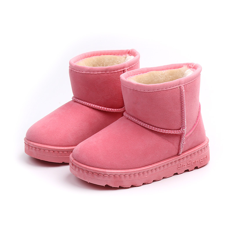 Fashion Children Casual Shoes Girls Boys Cotton Snow Boots Warm Kids Boots Boy Winter Cotton Shoes Sneakers