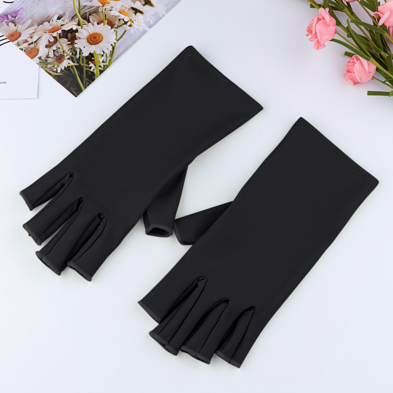 1 Pair Anti UV Radiation Protection Gloves LED Lamp Nail UV Protection Glove Nail Art Gel Nail Dryer Light Nail Art Equipment
