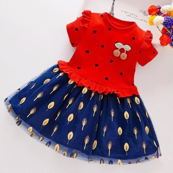 Summer Cute Toddler Baby Girls Dress Flower Fairy Princess Costume For Children Christmas Dresses Clothes