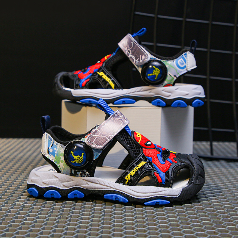 Children's Baotou Sandals Summer New Boys' Shoes Children's Beach Shoes Middle School Students' Soft Sole