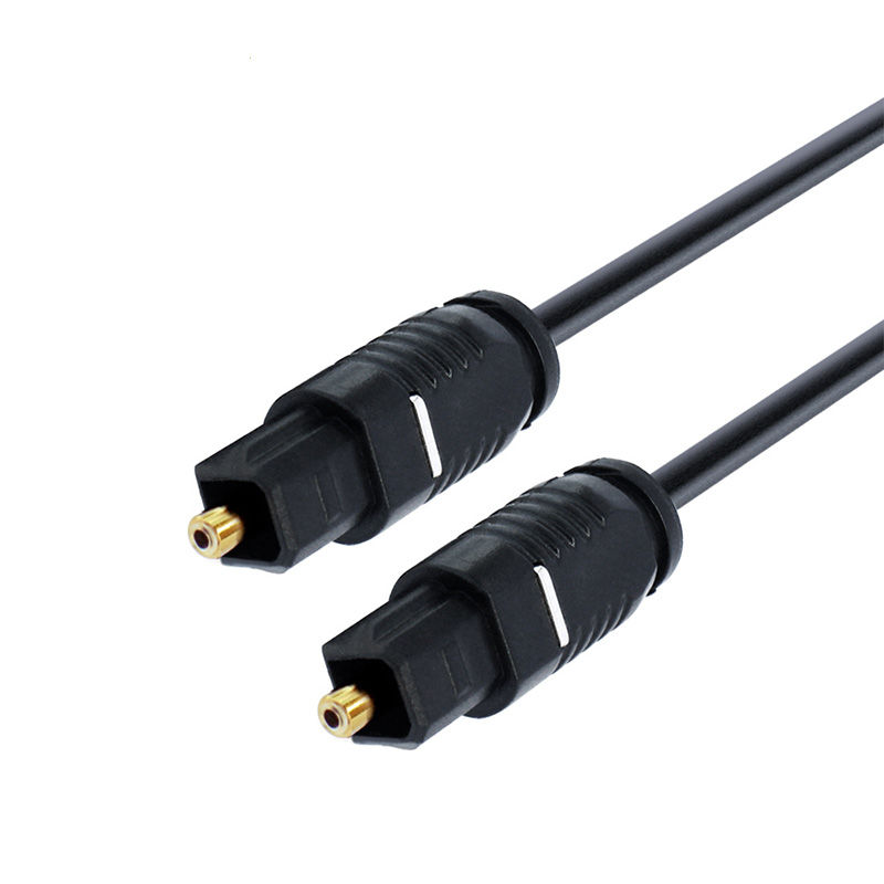 Digital Fiber Optical Optic Audio Cable SPDIF MD DVD TosLink Lead Cord Connect to DVD CD Mini Disc TOSLink Connectors