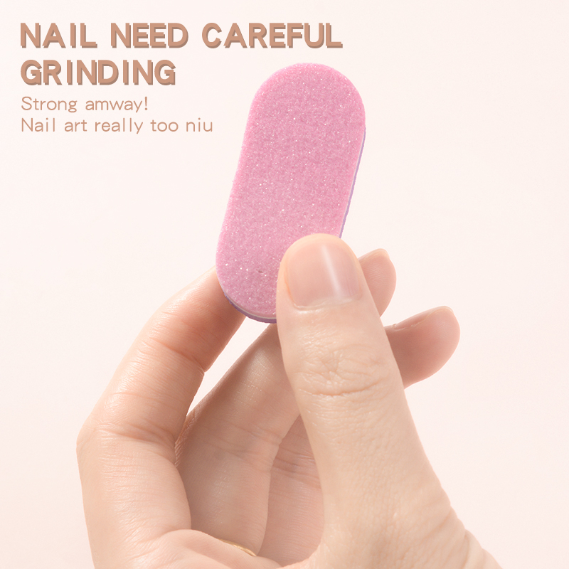 40 Pcs/lot Mini Nail Files Colorful Sponge Nail File Buffer Block Pedicure and Manicure Nail Tools Kit Nail Files