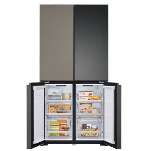 LG 617L MOODUP FRENCH DOOR LUX GRAY-LUX WHITE FRIDGE