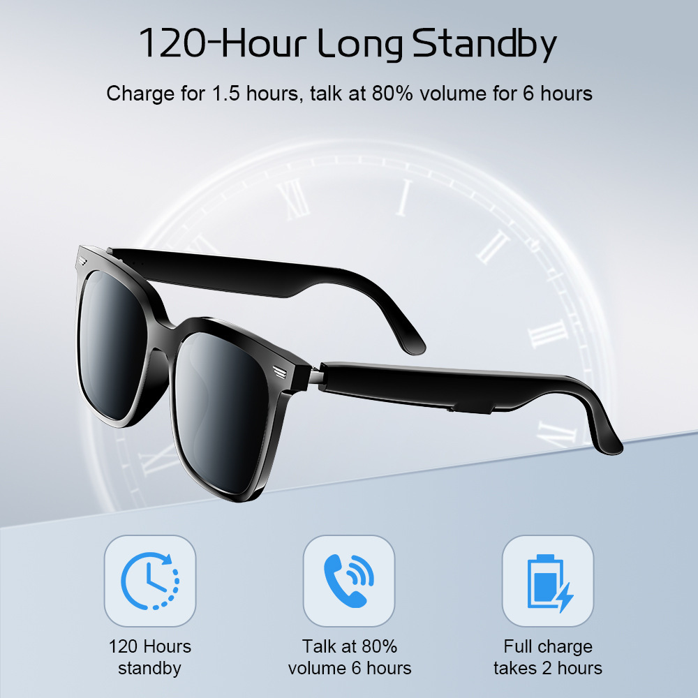 Multifunctional Wireless Smart Glasses Call Video Music Player Headset Driving Glasses Sport Sunglasses For Men Women