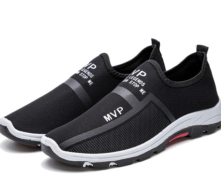 Men's soft soled anti-skid breathable casual old Beijing cloth shoes and work