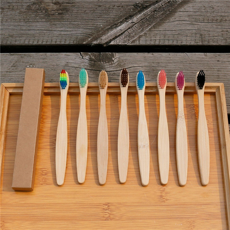 10pcs/set Child Soft Bristle Toothbrush for Children Teeth Bamboo Training Toothbrushes Baby Dental Care Tooth Brush